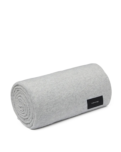 Karmameju - Himalaya Fleecetæppe - Light Grey